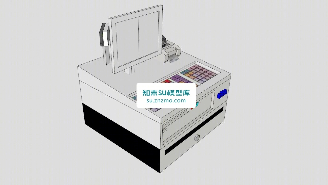 超市收款机要电脑主机吗